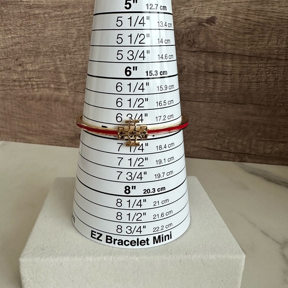 Tory Burch Gold and Red Bracelet - Picture 1 of 3